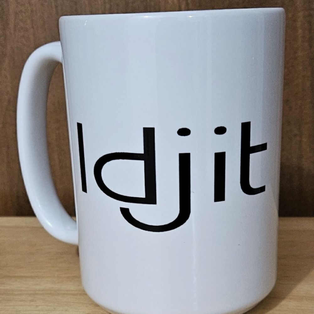MugsBySandy Coffee Mug, 15 oz. Mug design, Idjit